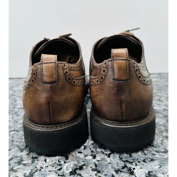 TODS BROWN WING TIP SHOES SIZE 7 UK / 8 USA MADE IN ITALY main image 12